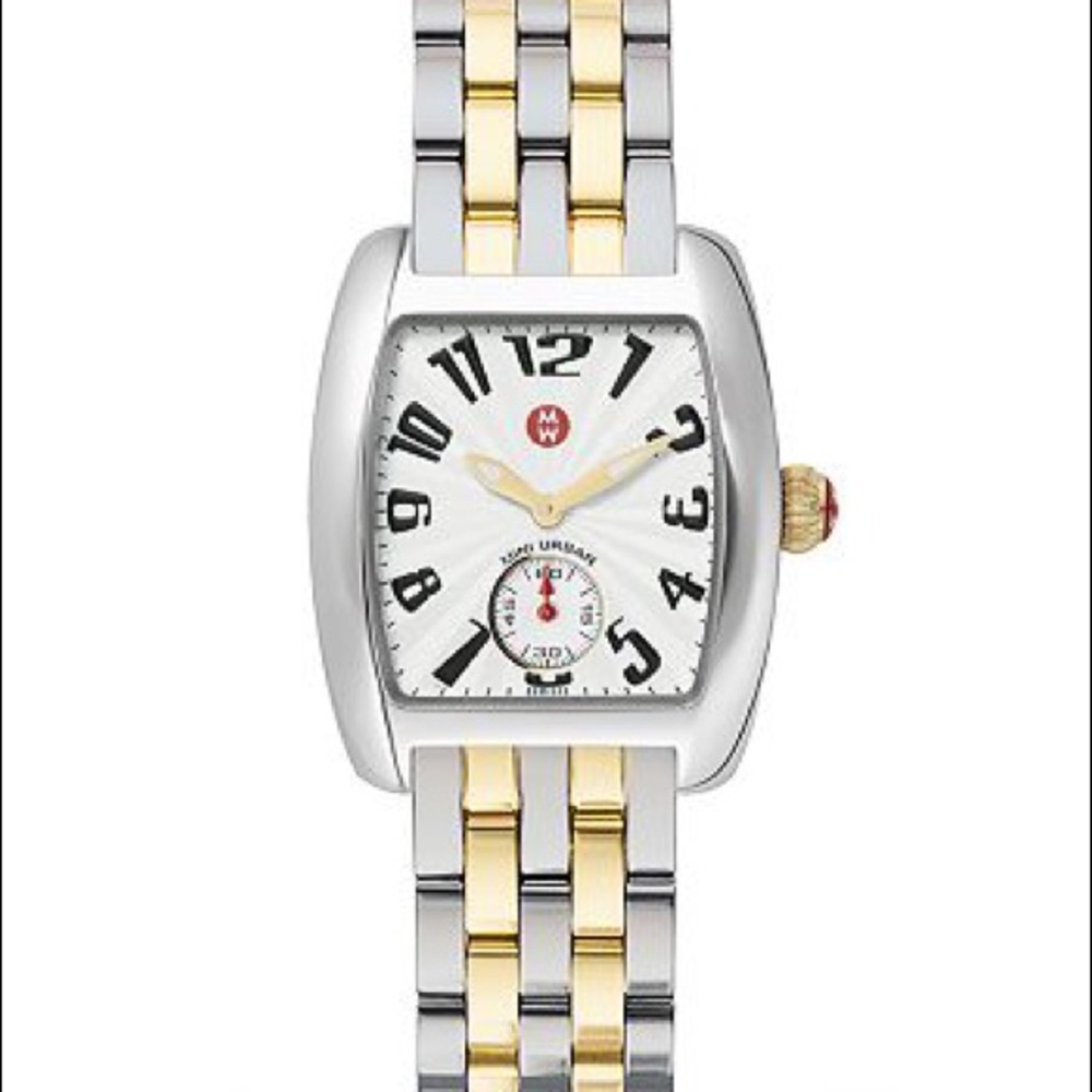 BRAND NEW Michele Watch Two-Tone Urban Mini